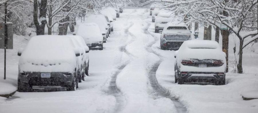 Nieve en Estados Unidos.