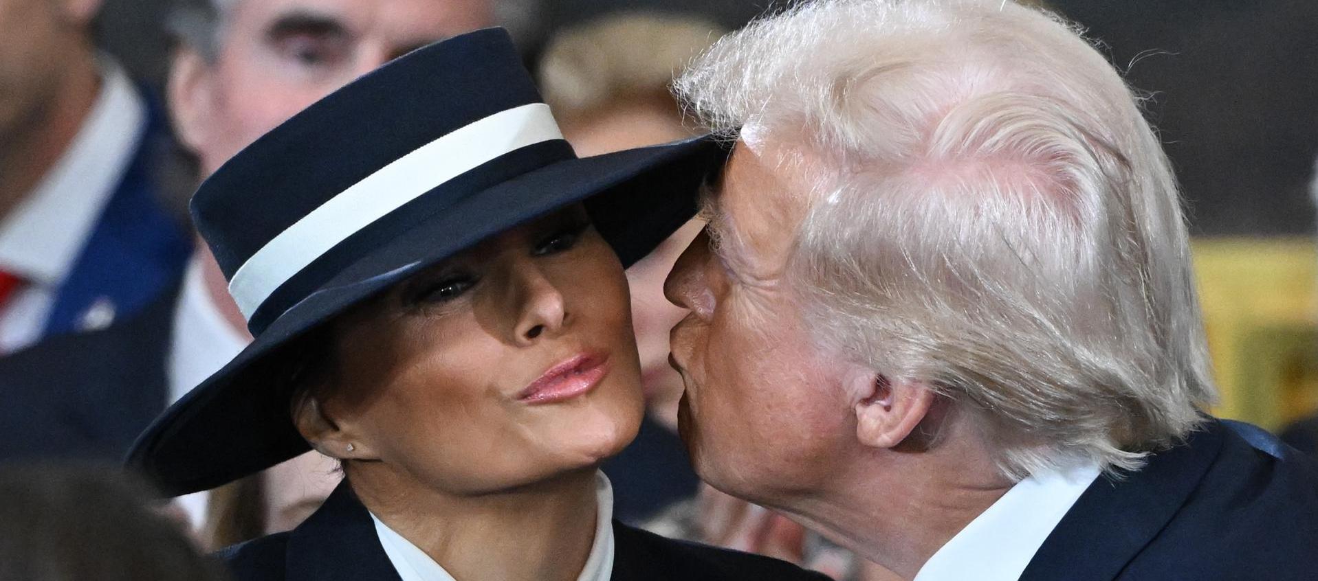 Donald Trump y Melania.