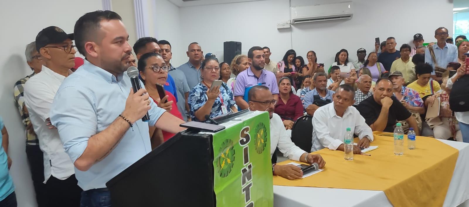 El Agente Interventor de Air-e, Edwin Palma.