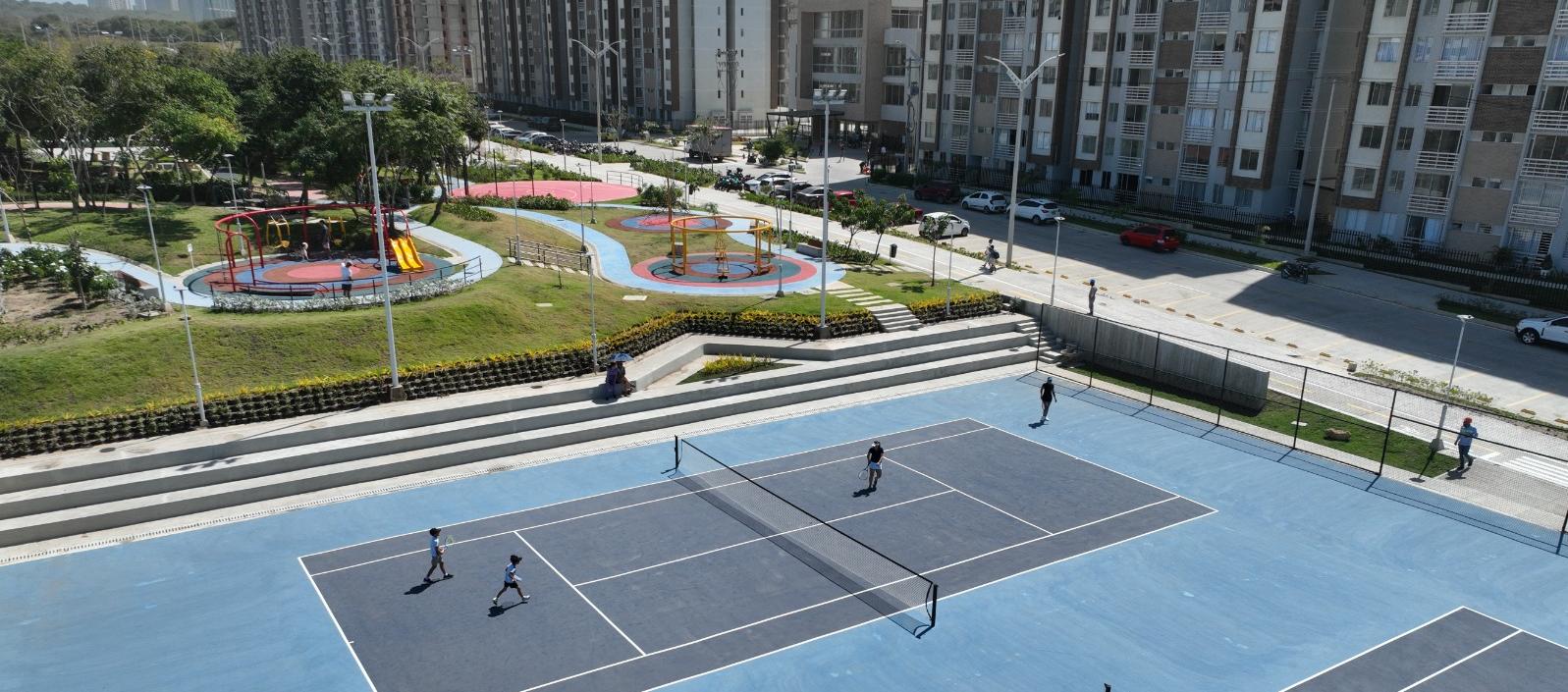 Parque El Tesoro, en Ciudad Mallorquín.