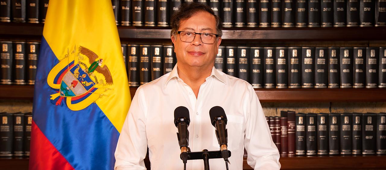 Gustavo Petro, Presidente de Colombia. 
