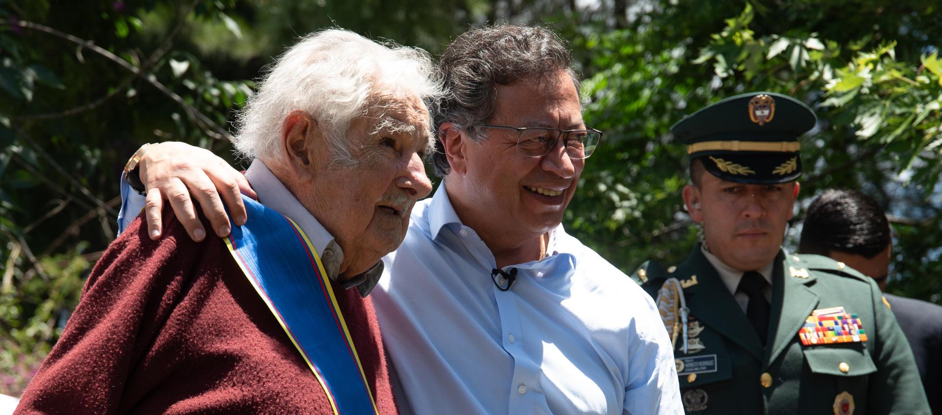 José Mujica y Gustavo Petro.