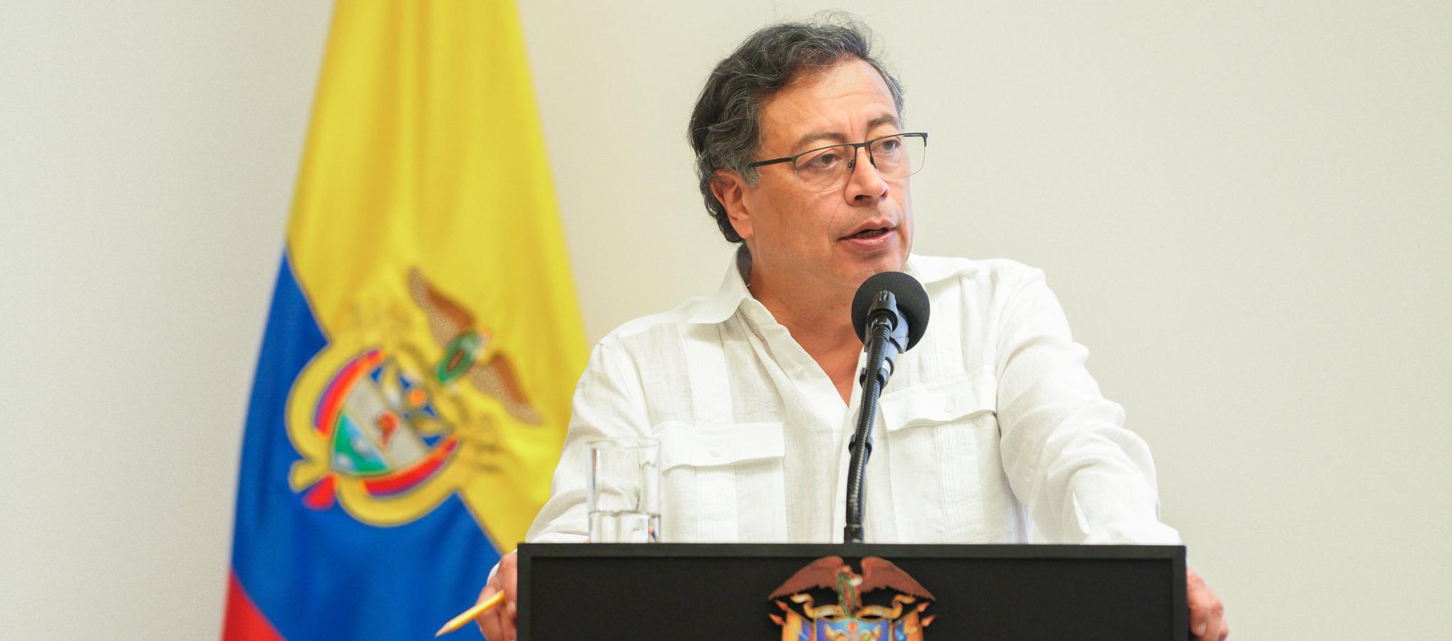 El Presidente Gustavo Petro.