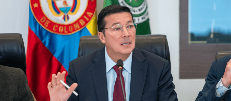 El Registrador Nacional, Hernán Penagos. 