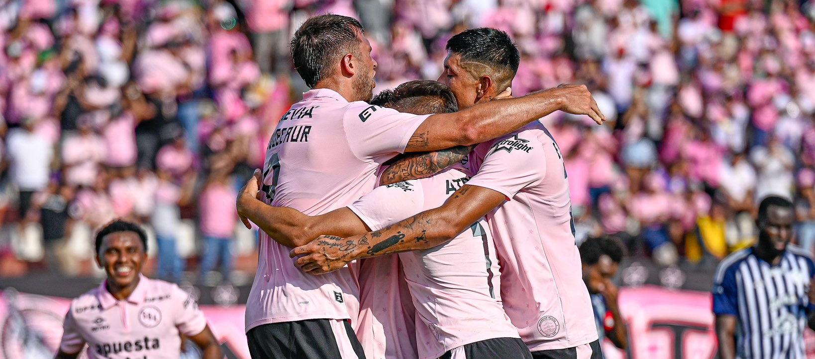 La celebración de Sport Boys.