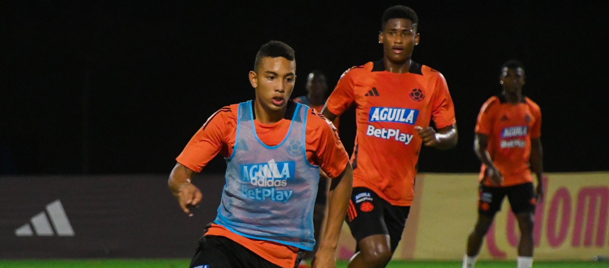 Entrenamiento de la Selección Colombia Sub 20 en Barranquilla.