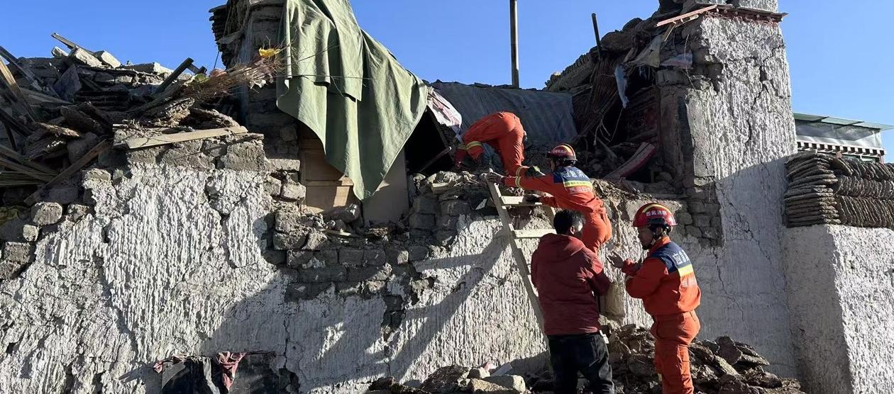 Los daños por el terremoto.