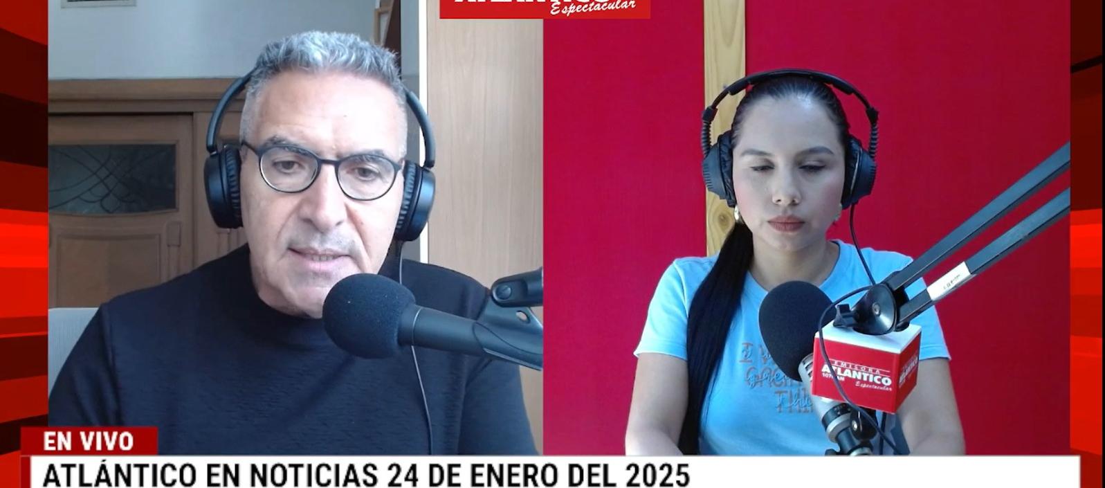 Transmisión de Atlántico en Noticias.
