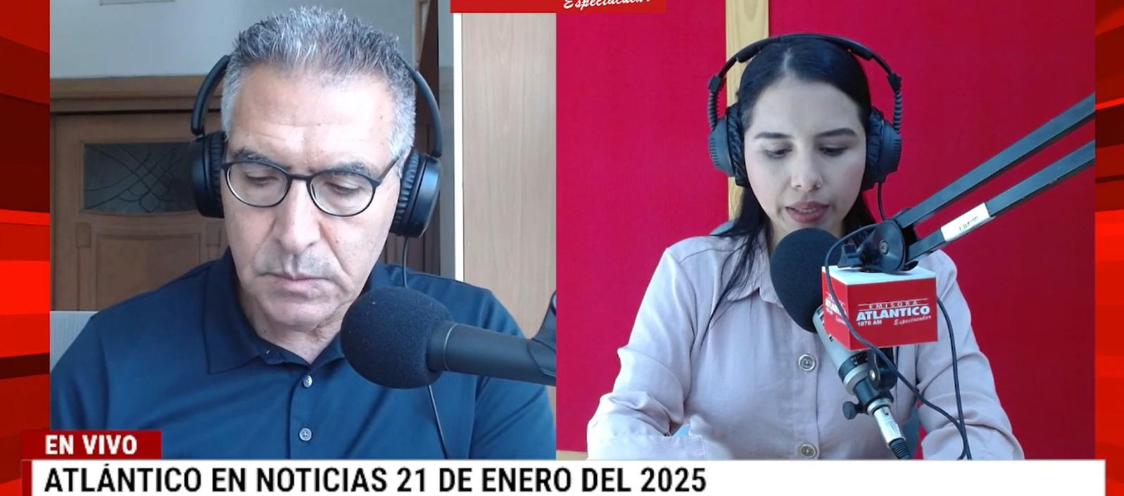 Transmisión de Atlántico en Noticias.