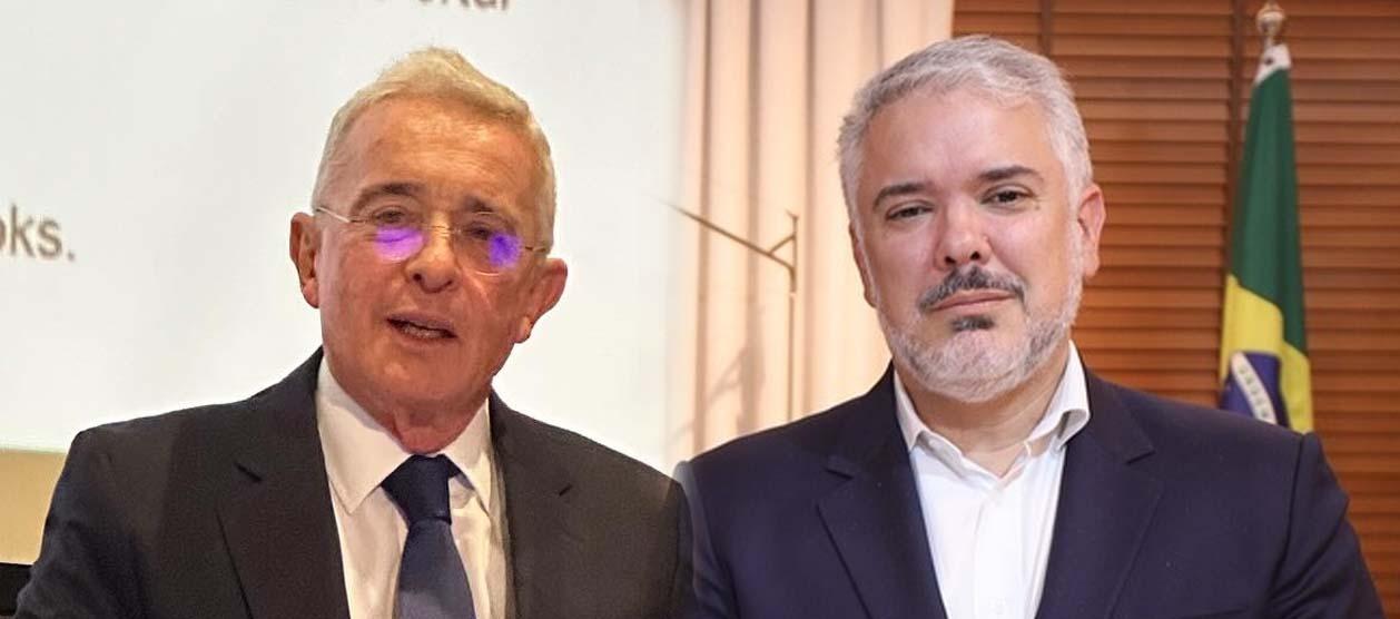 Álvaro Uribe e Iván Duque.