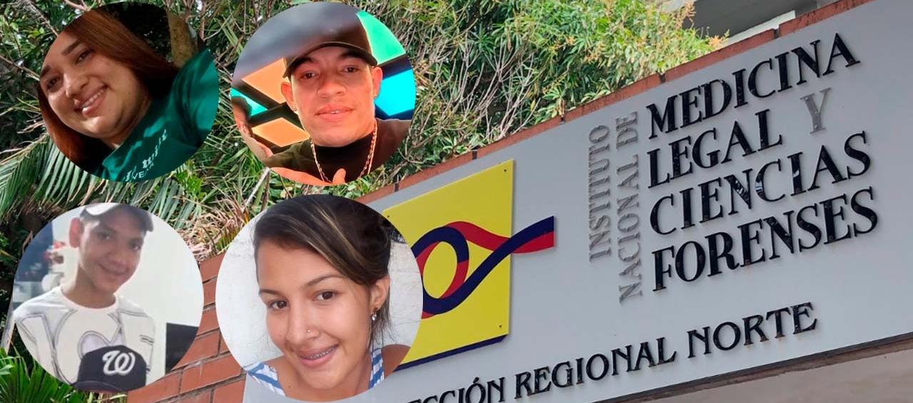 Cuatro de las víctimas este fin de semana.