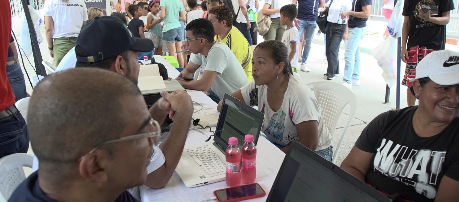 Jornada de oferta institucional en barrios. 