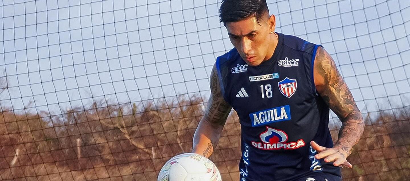 Emmanuel Olivera salió campeón de Liga con Junior en diciembre de 2023. 