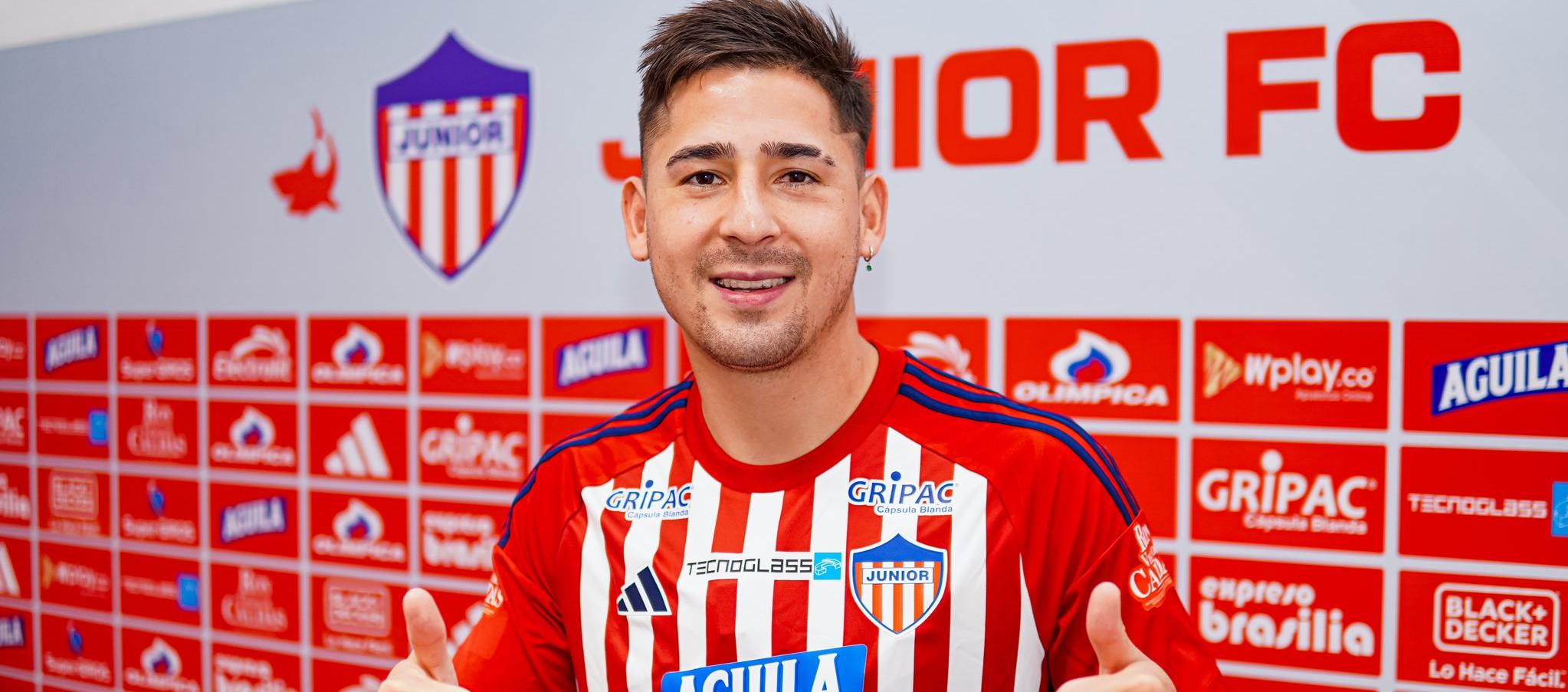 Guillermo Paiva, delantero paraguayo del Junior.