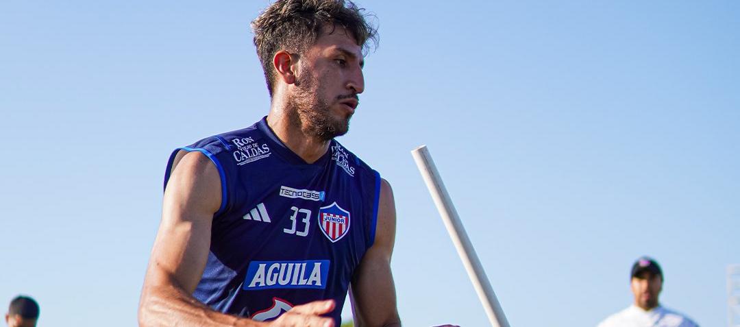 El defensa central bogotano Daniel Rivera, una de las caras nuevas de Junior para 2025.