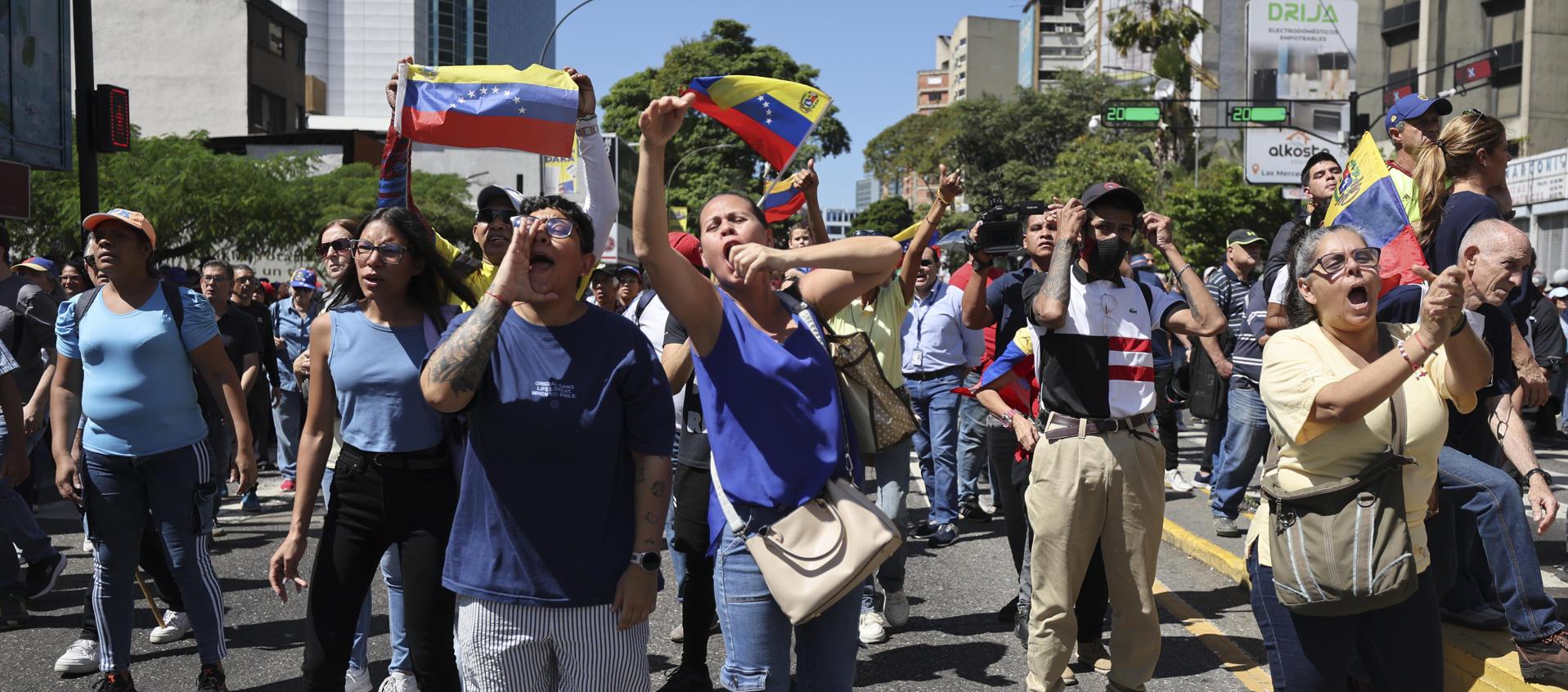 Manifestaciones de venezolanos. Imagen de referencia