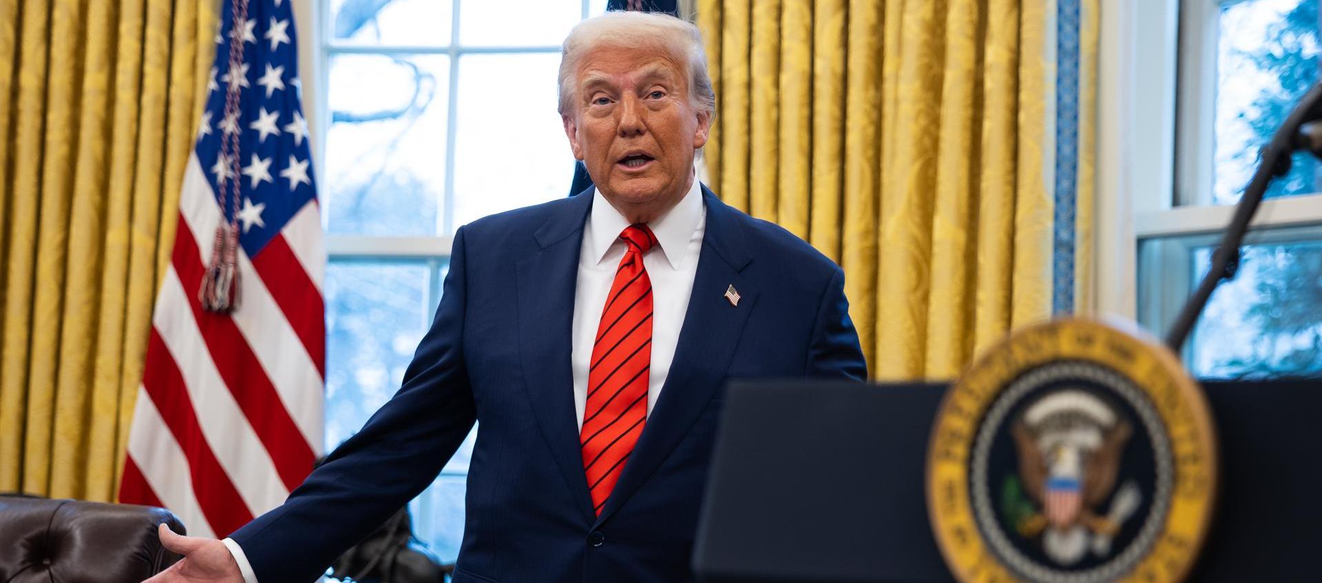 Donald Trump, Presidente de Estados Unidos.