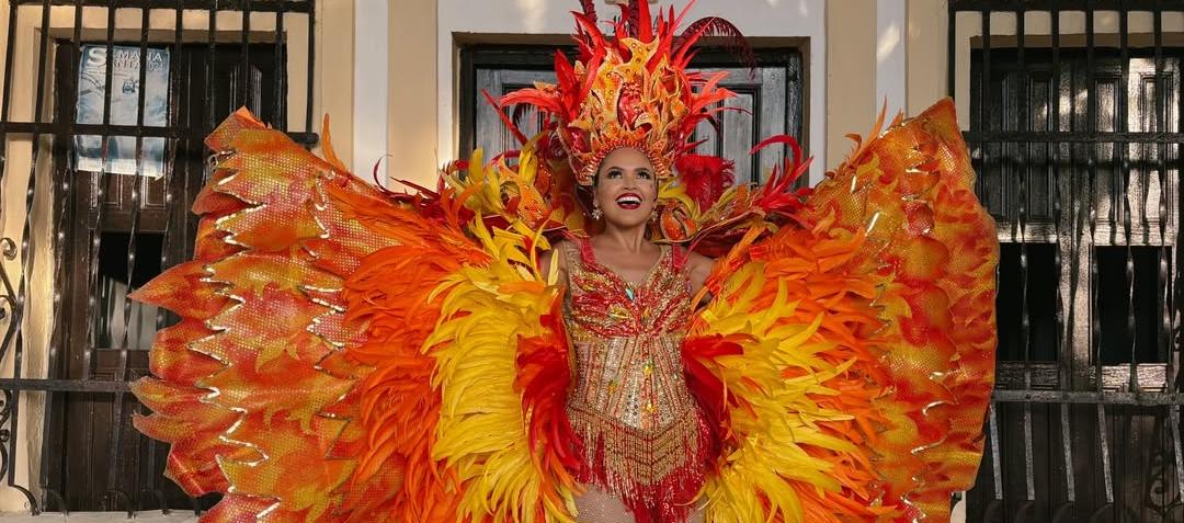 Jarilyn Fandiño, Reina del Carnaval de Santo Tomás. 
