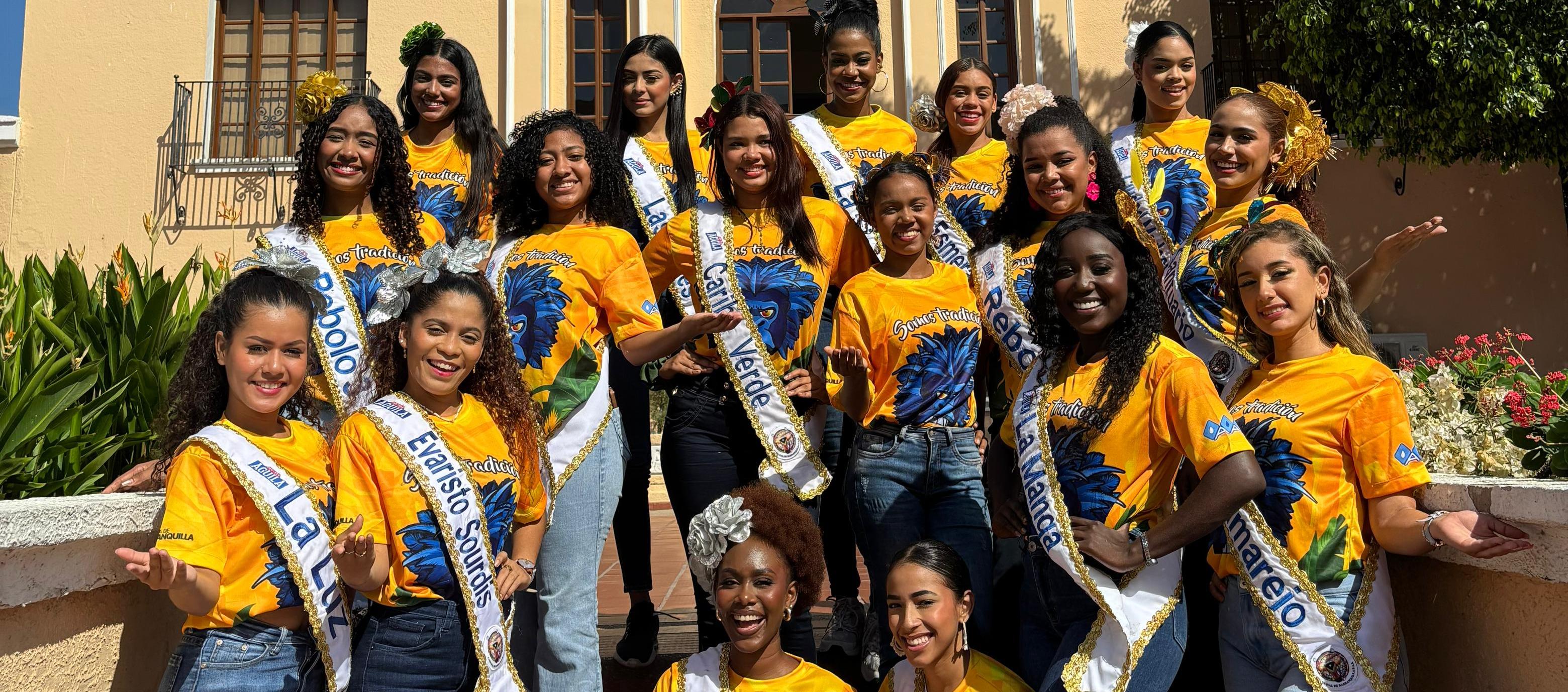 Candidatas al Reinado Popular.