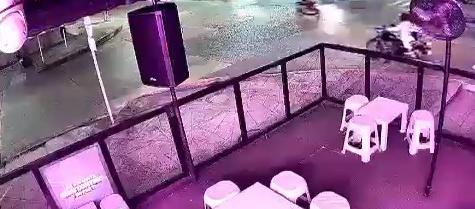 Momento en que ocurrió el accidente. 