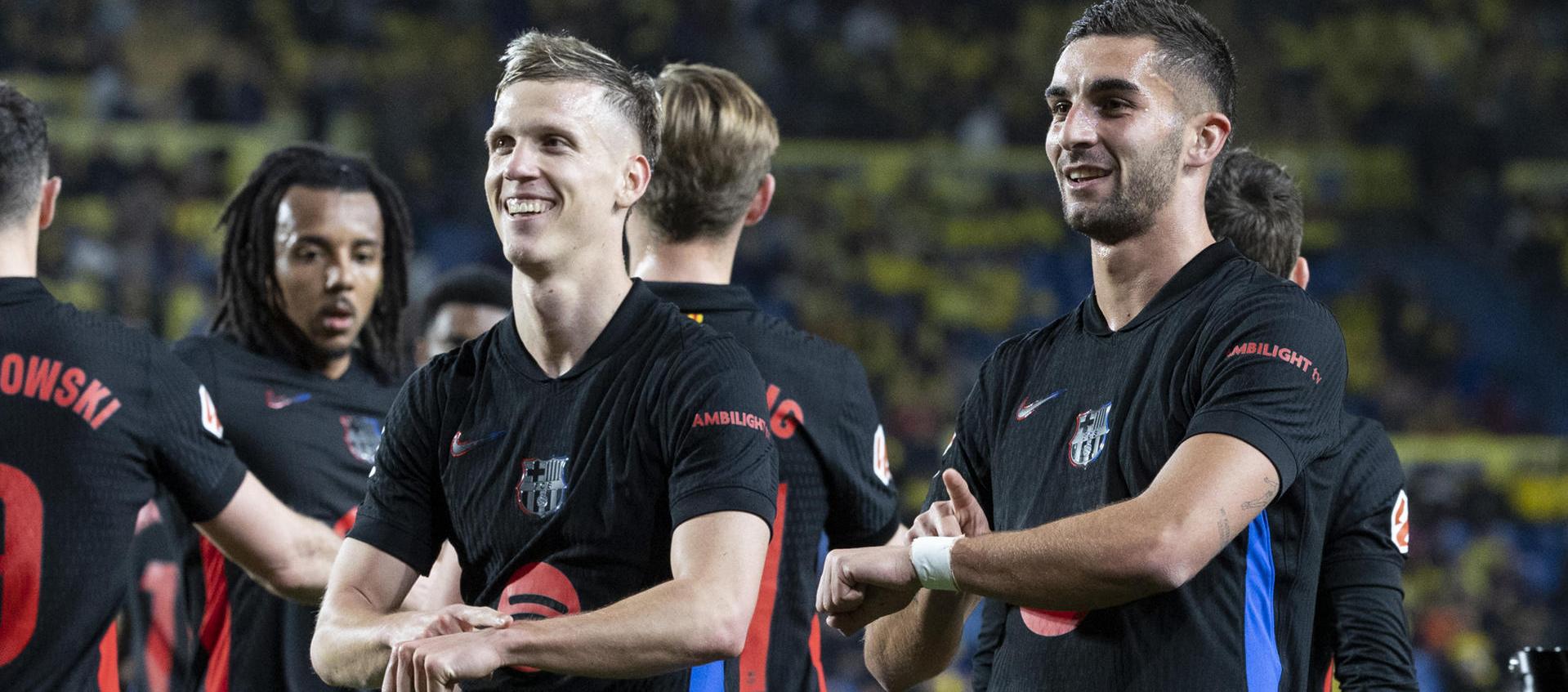 Dani Olmo y Ferran Torres, autores de los goles.