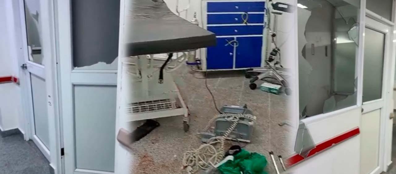 destrozos en el Camino La Manga.