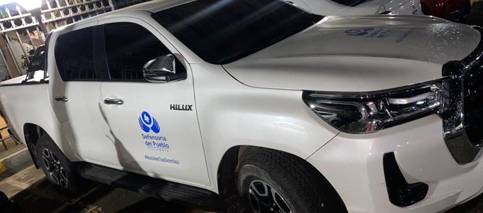 Camioneta robada esta mañana en La Guajira. 