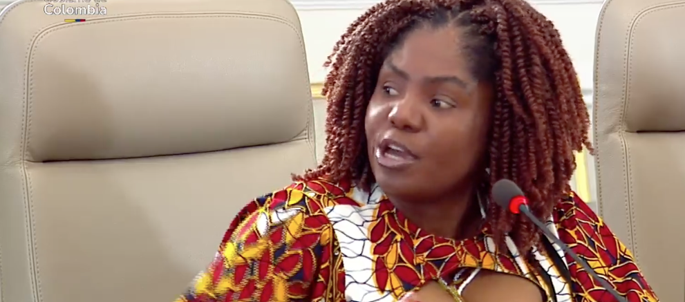 Francia Márquez, Vicepresidenta de Colombia. 