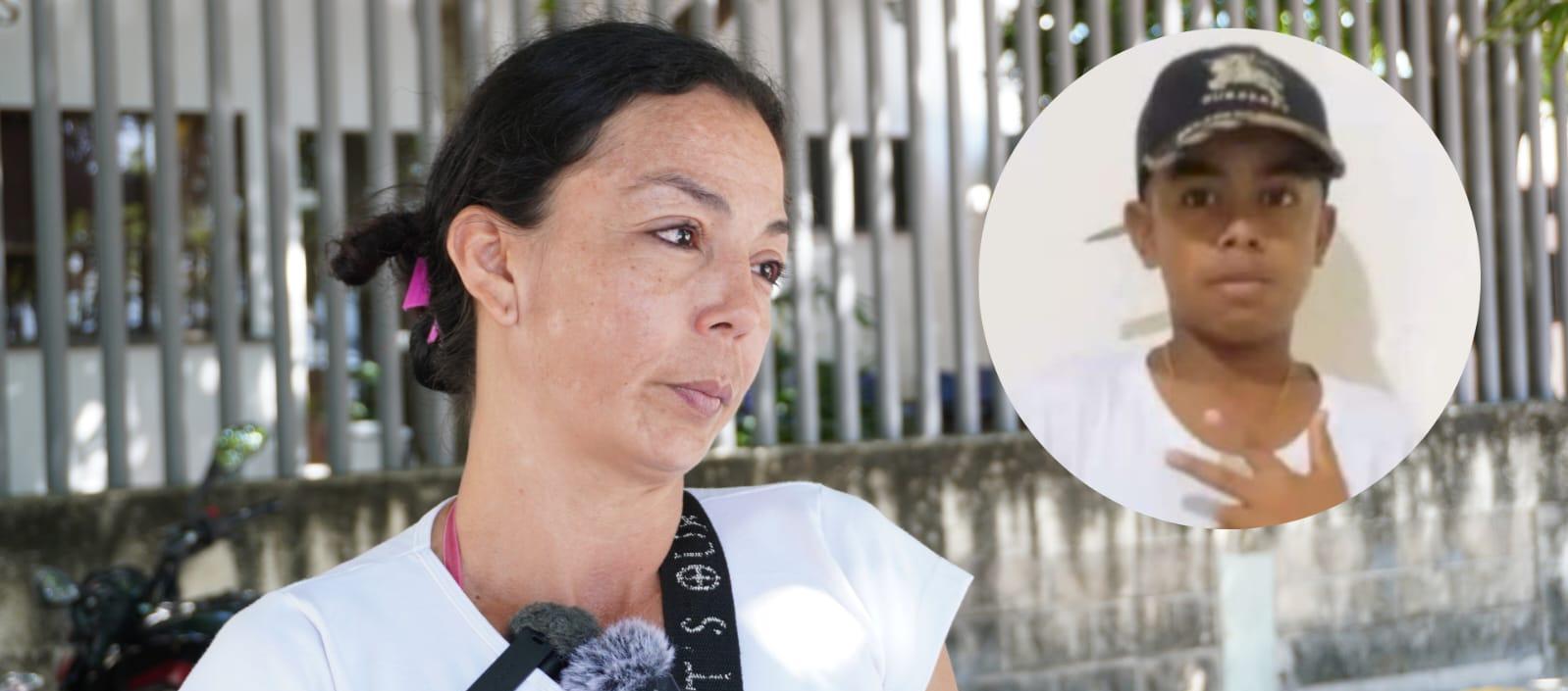 Dina López, madre de Samir Castro López.