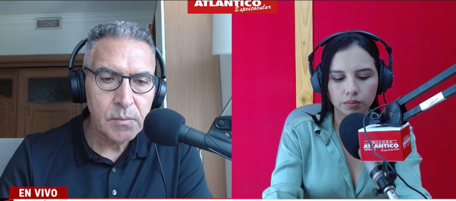 Transmisión de Atlántico en Noticias.