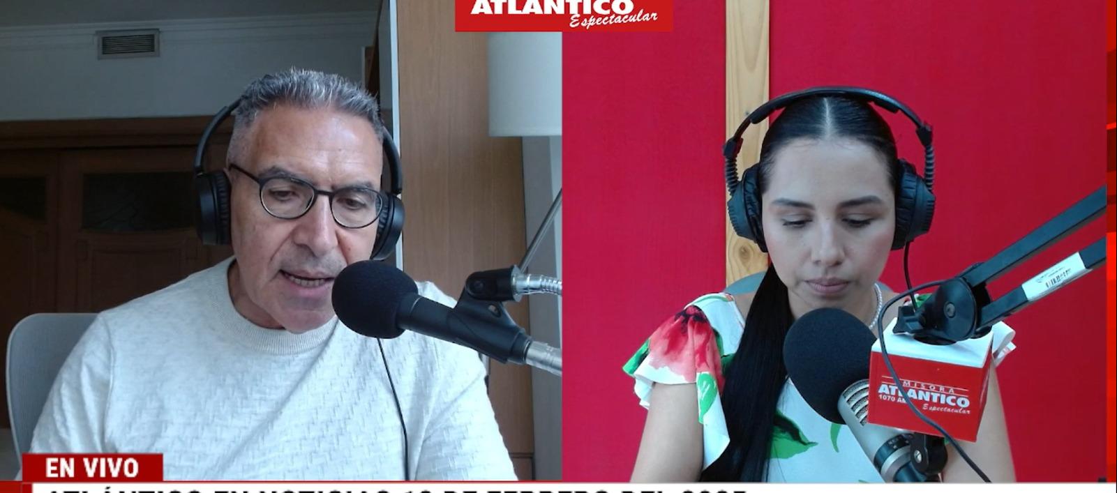Transmisión de Atlántico en Noticias.