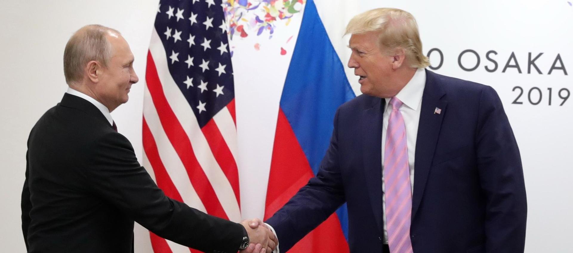 Vladimir Putin y Donald Trump.