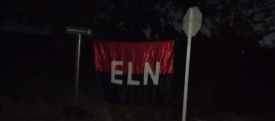 Lugar donde fue puesta la bandera.