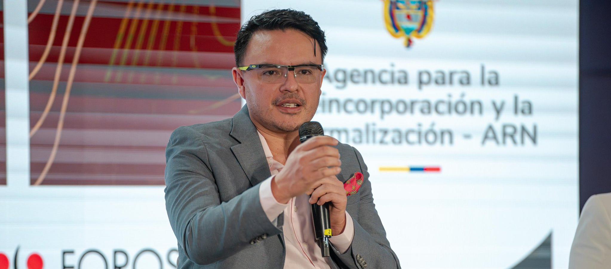 El director de la Agencia Nacional de Tierras, Felipe Harman. 