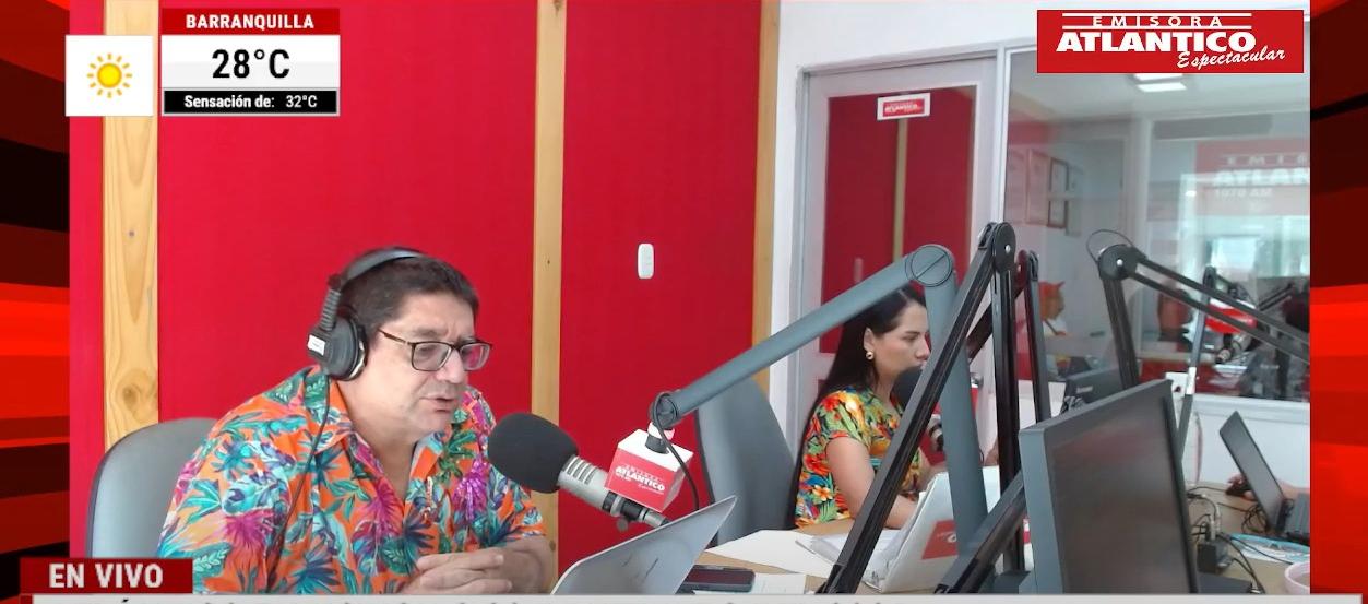 Transmisión de Atlántico en Noticias.