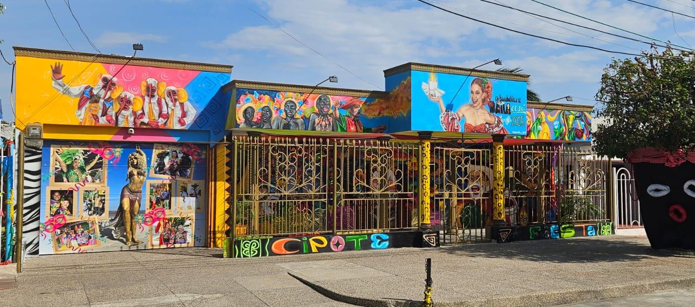 Fachada de Juan Ruiz Manjarrés, del barrio San Felipe, ganadora del primer puesto. 