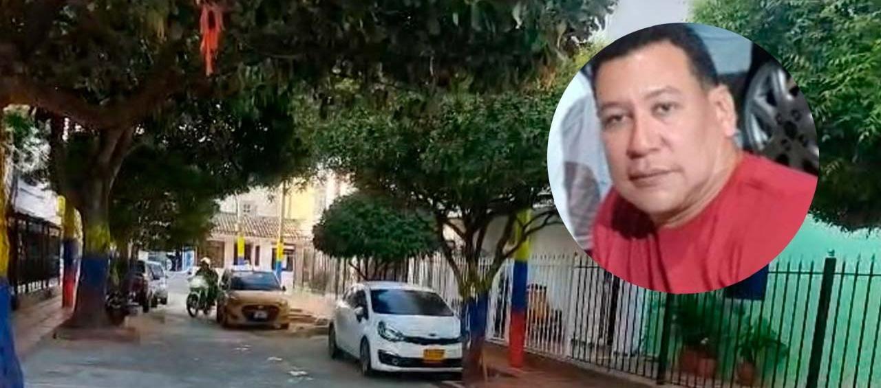 Norbey Ruiz Correa fue asesinado en esta cuadra del barrio Galán. 