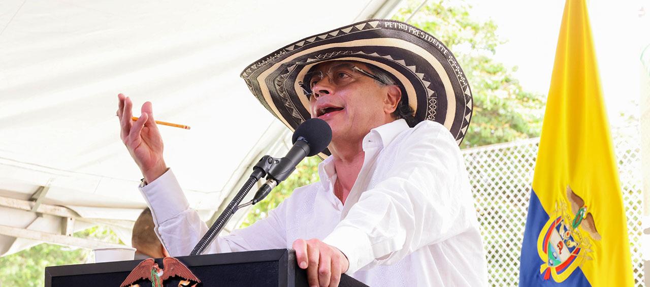 Gustavo Petro, Presidente de Colombia. 