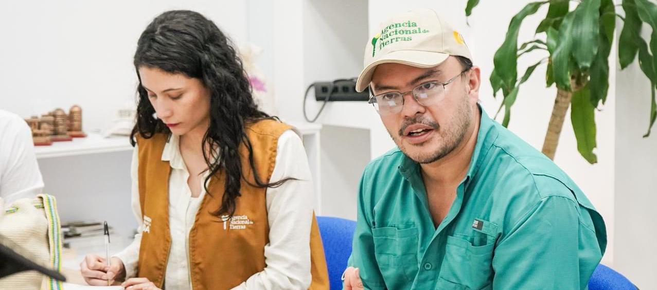 El director de la Agencia Nacional de Tierras, Felipe Harman.