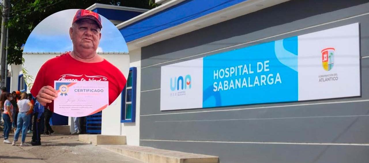 Jorge Luis Teherán Castillo fue llevado al hospital de Sabanalarga, donde se confirmó su muerte. 