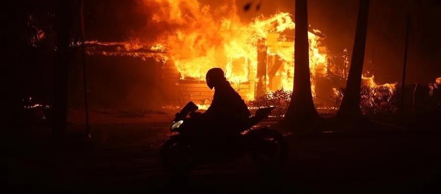 Incendios en Los Ángeles.
