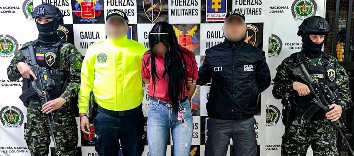 Ángela Marieth De La Paz Doria Bracho, alias ‘La tóxica’.