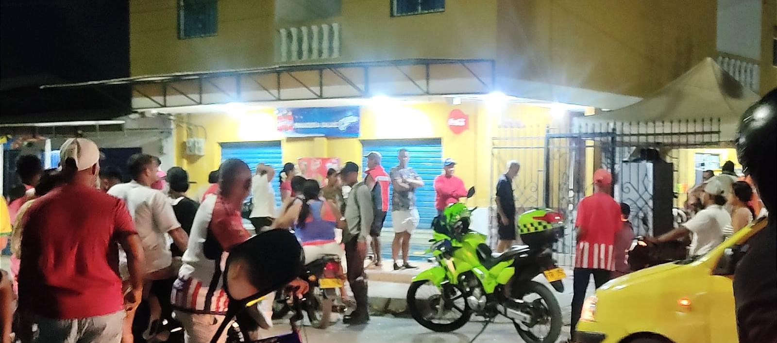 Lugar donde ocurrió el hecho de sangre en el barrio Los Ángeles III. 