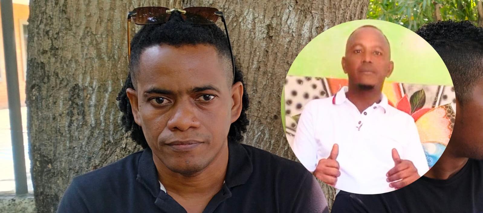 Manuel Orozco y su primo Gilberto Junior Santana Almanza, asesinado en El Bosque.