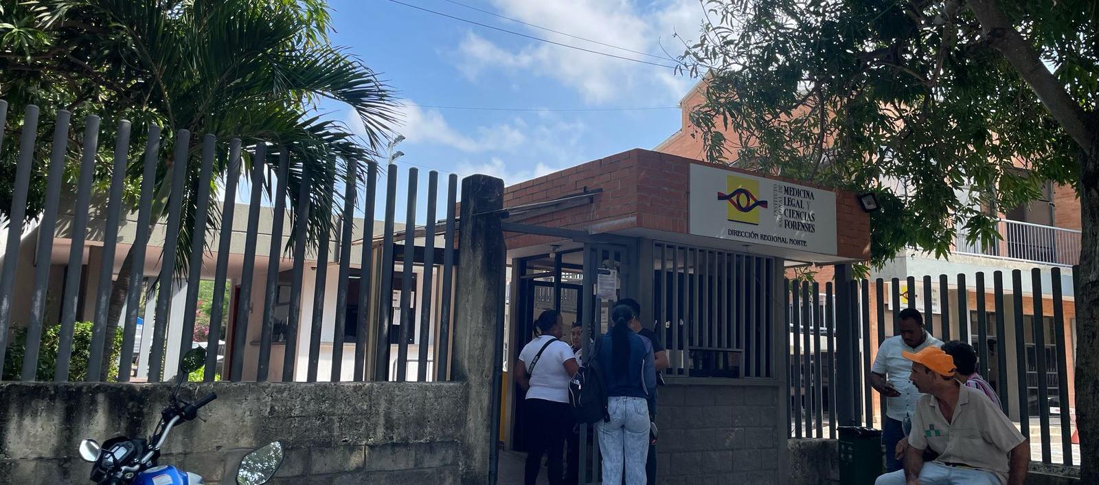 Fachada de Medicina Legal, en Barranquilla. 