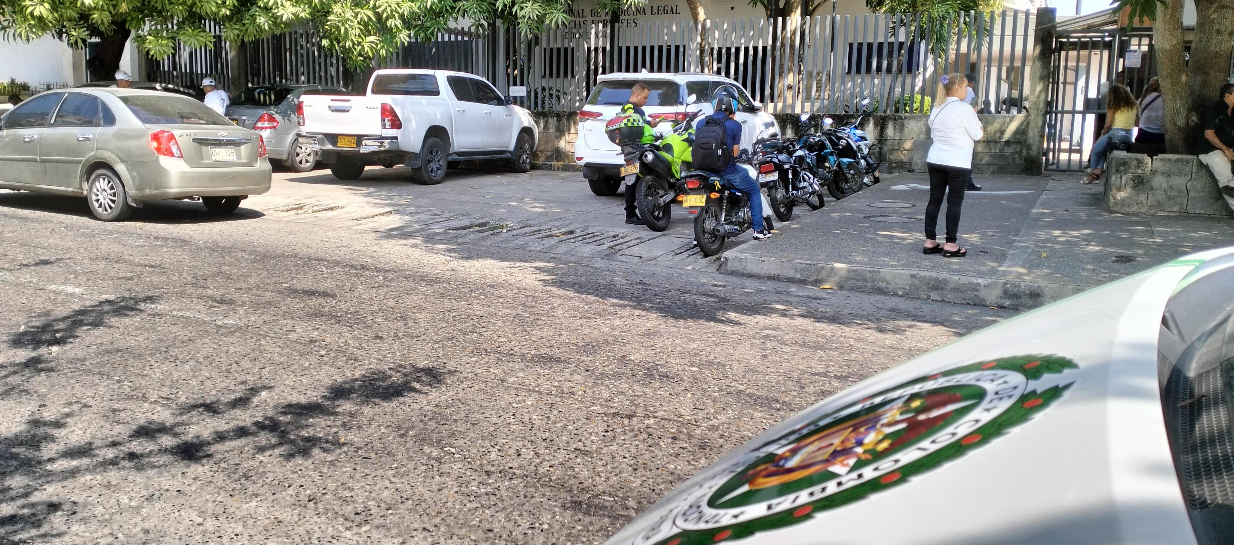 Aspecto de Medicina Legal, en Barranquilla. 