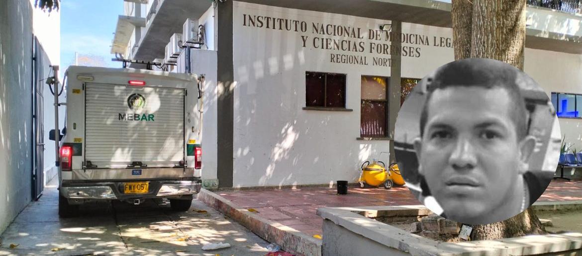 El cuerpo de Leonel Antonio Martínez González fue llevado a Medicina Legal. 