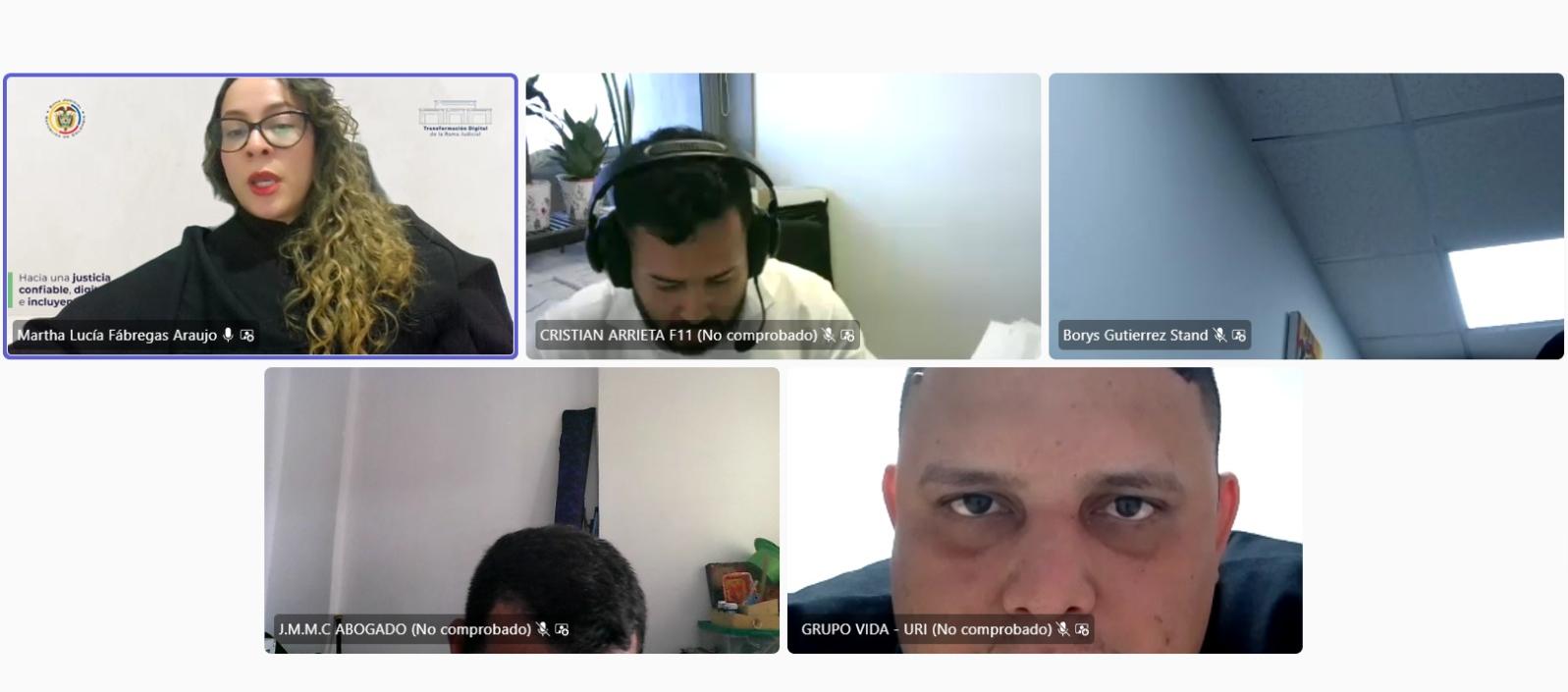 Yesid De Jesús Flores Benavides, alias ‘El beso’ en audiencia de medida de aseguramiento. 