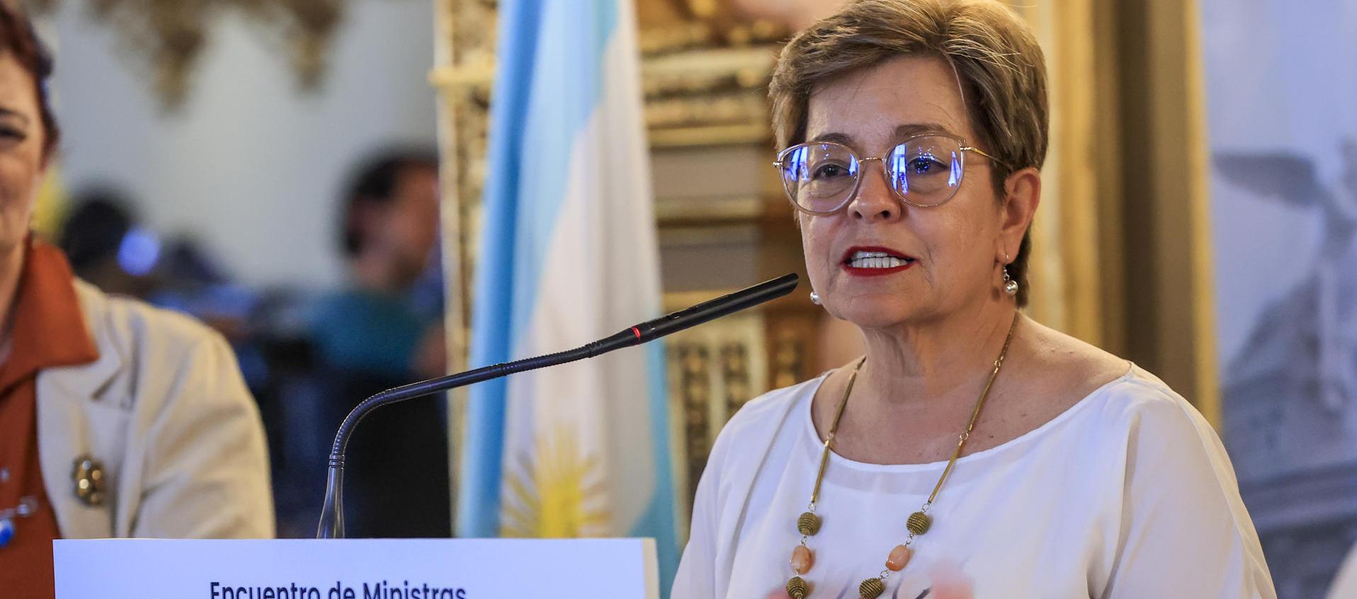  La ministra de Trabajo, Gloria Ramírez Ríos. 