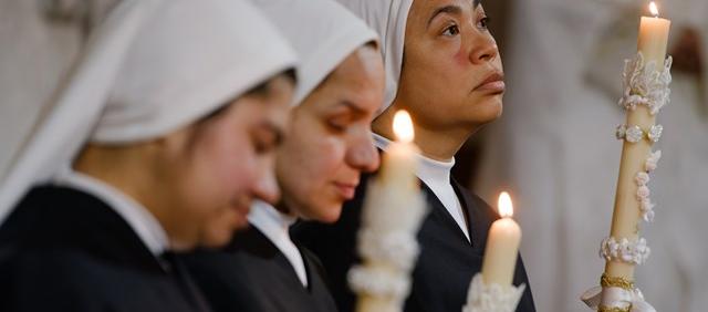 Las tres monjas colombianas.